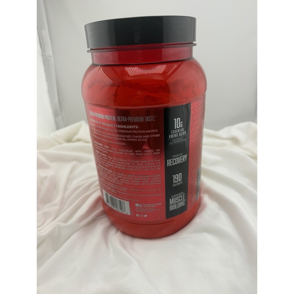 BSN SYNTHA-6 Premium Protein Powder Vanilla Ice Cream 28 Servings 12/19/2026 - Picture 3 of 6